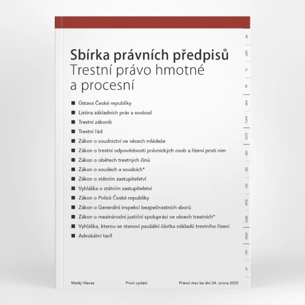 Trestní právo hmotné a procesní